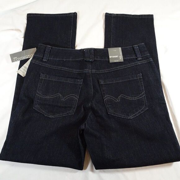 Covington Women Petite Slim Straight Jean Size 6P - Picture 3 of 8